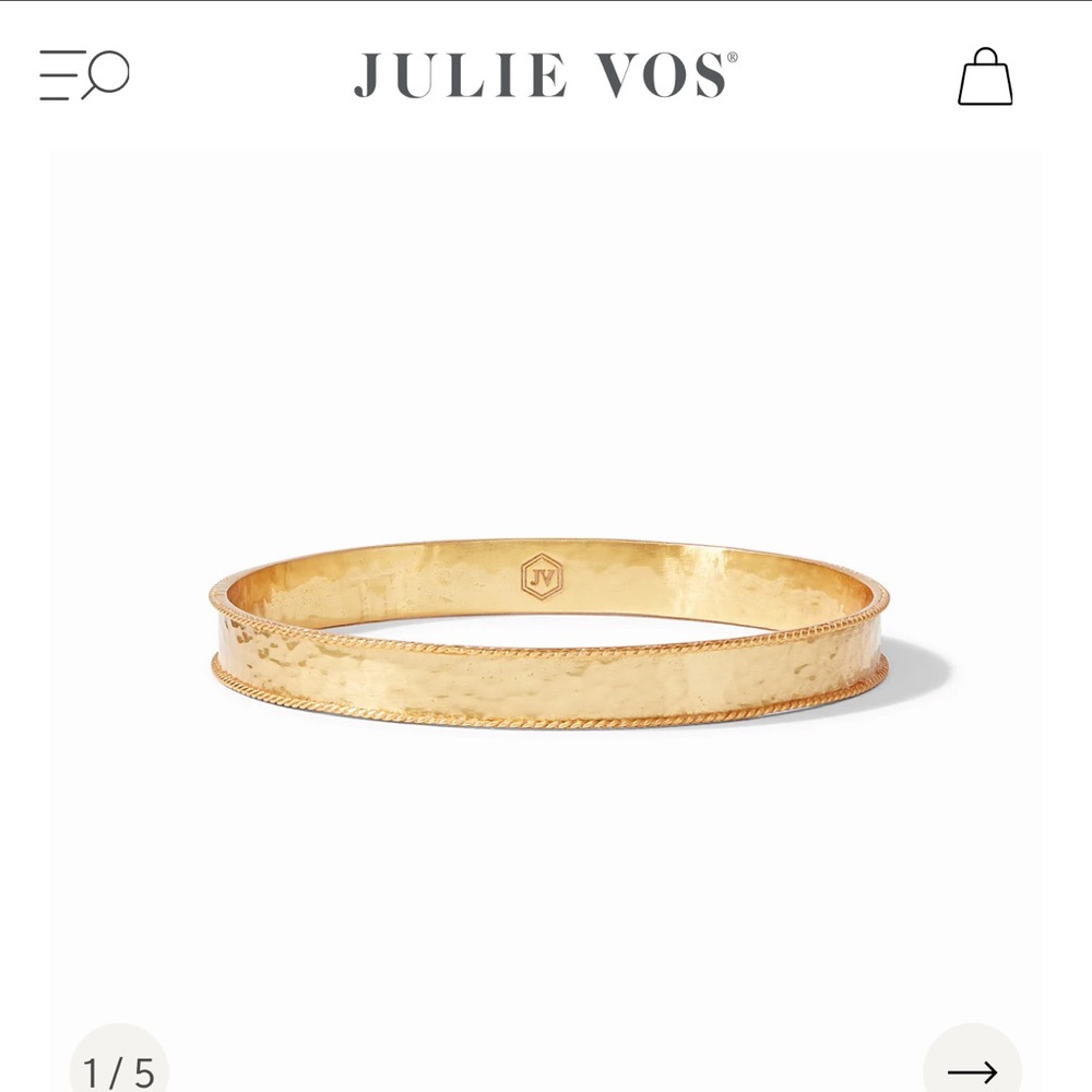 Julie Vos gold bangle